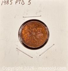 MaxSold Auction: 1985 Cdn. Queen Elizabeth II 1 Cent  - Newmarket (Ontario, Canada) PARTNER MANAGED Reseller Online Auction - Walter Avenue