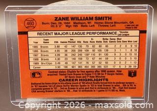 MaxSold Auction: 1990 Donruss Zane Smith Baseball Collectible Trading Card  - Newmarket (Ontario, Canada) PARTNER MANAGED Reseller Online Auction - Walter Avenue