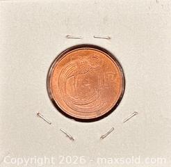 MaxSold Auction: 1990 Irish 1 Penny  - Newmarket (Ontario, Canada) PARTNER MANAGED Reseller Online Auction - Walter Avenue
