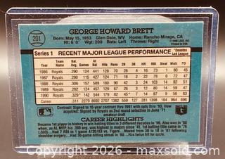 MaxSold Auction: 1991 Donruss George Brett Baseball Collectible Trading Card   - Newmarket (Ontario, Canada) PARTNER MANAGED Reseller Online Auction - Walter Avenue