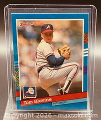 MaxSold Auction: 1991 Donruss Tom Glavine Baseball Collectible Trading Card  - Newmarket (Ontario, Canada) PARTNER MANAGED Reseller Online Auction - Walter Avenue