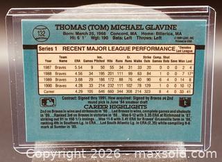 MaxSold Auction: 1991 Donruss Tom Glavine Baseball Collectible Trading Card  - Newmarket (Ontario, Canada) PARTNER MANAGED Reseller Online Auction - Walter Avenue