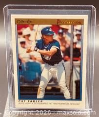 MaxSold Auction: 1991 O-Pee-Chee Premier Pat Tabler Baseball Collectible Trading Card  - Newmarket (Ontario, Canada) PARTNER MANAGED Reseller Online Auction - Walter Avenue