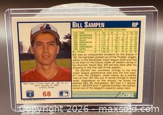 MaxSold Auction: 1991 Score Bill Sampen Baseball Collectible Trading Card  - Newmarket (Ontario, Canada) PARTNER MANAGED Reseller Online Auction - Walter Avenue