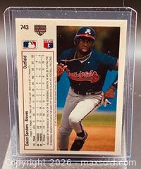 MaxSold Auction: 1991 Upper Deck Deion Sanders Baseball Collectible Trading Card   - Newmarket (Ontario, Canada) PARTNER MANAGED Reseller Online Auction - Walter Avenue