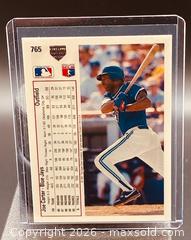 MaxSold Auction: 1991 Upper Deck Joe Carter Baseball Collectible Trading Card  - Newmarket (Ontario, Canada) PARTNER MANAGED Reseller Online Auction - Walter Avenue