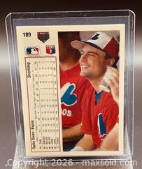 MaxSold Auction: 1991 Upper Deck Spike Owen Baseball Collectible Trading Card  - Newmarket (Ontario, Canada) PARTNER MANAGED Reseller Online Auction - Walter Avenue