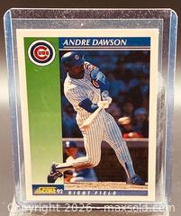 MaxSold Auction: 1992 Score Andre Dawson Baseball Collectible Trading Card   - Newmarket (Ontario, Canada) PARTNER MANAGED Reseller Online Auction - Walter Avenue