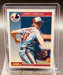 MaxSold Auction: 1992 Score Chris Nabholz Baseball Collectible Trading Card  - Newmarket (Ontario, Canada) PARTNER MANAGED Reseller Online Auction - Walter Avenue