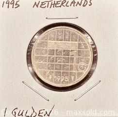 MaxSold Auction: 1995 Netherlands 1 Gulden  - Newmarket (Ontario, Canada) PARTNER MANAGED Reseller Online Auction - Walter Avenue