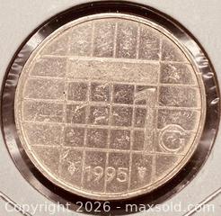 MaxSold Auction: 1995 Netherlands 1 Gulden  - Newmarket (Ontario, Canada) PARTNER MANAGED Reseller Online Auction - Walter Avenue