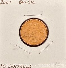 MaxSold Auction: 2001 Brazilian 10 Centavos  - Newmarket (Ontario, Canada) PARTNER MANAGED Reseller Online Auction - Walter Avenue