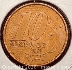 MaxSold Auction: 2001 Brazilian 10 Centavos  - Newmarket (Ontario, Canada) PARTNER MANAGED Reseller Online Auction - Walter Avenue