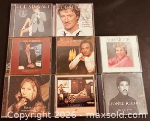 MaxSold Auction: Assort Artist such as Rod Stewart / Neil Diamond and Barbra Streisand CD's - Newmarket (Ontario, Canada) PARTNER MANAGED Reseller Online Auction - Walter Avenue