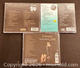 MaxSold Auction: Johnny Cash / Everly Brothers CD's  - Newmarket (Ontario, Canada) PARTNER MANAGED Reseller Online Auction - Walter Avenue