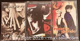 MaxSold Auction: Vintage Rock Music Cassette Tapes: such artists as The Proclaimers, Elton John, and Bon Jovi - Newmarket (Ontario, Canada) PARTNER MANAGED Reseller Online Auction - Walter Avenue