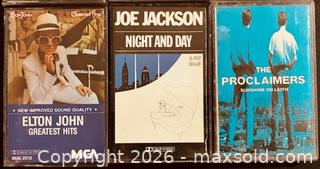 MaxSold Auction: Vintage Rock Music Cassette Tapes: such artists as The Proclaimers, Elton John, and Bon Jovi - Newmarket (Ontario, Canada) PARTNER MANAGED Reseller Online Auction - Walter Avenue