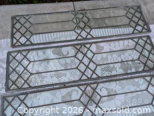 MaxSold Auction: 1900s LEADED GLASS INSERTS  FOR STACKING BOOKCASES-SET OF 3 MATCHING - Loyalist (Ontario, Canada) SELLER MANAGED Downsizing Online Auction - Main Street