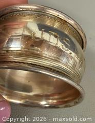 MaxSold Auction: (3) Vintage STERLING Silver Napkins Rings - Marked   - Toronto (Ontario, Canada) PARTNER MANAGED Reseller Online Auction - Queen Street West