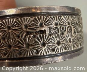 MaxSold Auction: (4) Vintage STERLING Silver Napkins Rings - Hallmarked   - Toronto (Ontario, Canada) PARTNER MANAGED Reseller Online Auction - Queen Street West