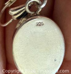 MaxSold Auction: 925 Silver Eilat Stone Earrings - Marked  - Toronto (Ontario, Canada) PARTNER MANAGED Reseller Online Auction - Queen Street West