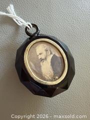 MaxSold Auction: Antique Victorian Jet Locket with Original Image - Toronto (Ontario, Canada) PARTNER MANAGED Reseller Online Auction - Queen Street West