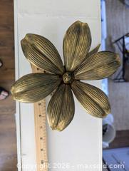 MaxSold Auction: Brass lotus flower party ashtray - Mississauga (Ontario, Canada) SELLER MANAGED Reseller Online Auction - Montevideo Road