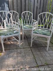 MaxSold Auction: Vintage Ikea faux bamboo chairs - Mississauga (Ontario, Canada) SELLER MANAGED Reseller Online Auction - Montevideo Road