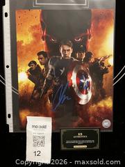MaxSold Auction: CHRIS EVANS AUTOGRAPHED 8X10 PHOTO WITH COA - Vancouver (British Columbia, Canada) SELLER MANAGED Reseller Online Auction - West Broadway