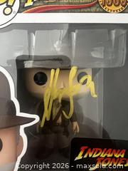 MaxSold Auction: HARRISON FORD "INDIANA JONES" AUTOGRAPHED FUNKO POP WITH COA - Vancouver (British Columbia, Canada) SELLER MANAGED Reseller Online Auction - West Broadway