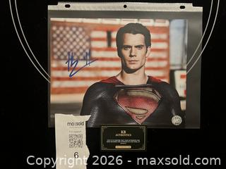 MaxSold Auction: HENRY CAVILL AUTOGRAPHED 8X10 PHOTO WITH COA - Vancouver (British Columbia, Canada) SELLER MANAGED Reseller Online Auction - West Broadway