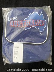 MaxSold Auction: MCDONALDS LOVE AUSTRALIA LUNCH COOLER BAG 2012 NEW PROMO COLLECTABLE  - Vancouver (British Columbia, Canada) SELLER MANAGED Reseller Online Auction - West Broadway