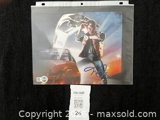 MaxSold Auction: MICHAEL J. FOX AUTOGRAPHED 8X10 PHOTO WITH COA - Vancouver (British Columbia, Canada) SELLER MANAGED Reseller Online Auction - West Broadway