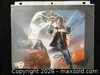 MaxSold Auction: MICHAEL J. FOX AUTOGRAPHED 8X10 PHOTO WITH COA - Vancouver (British Columbia, Canada) SELLER MANAGED Reseller Online Auction - West Broadway