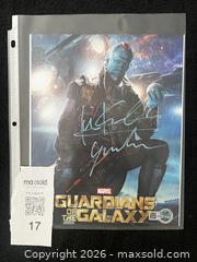 MaxSold Auction: MICHAEL ROOKER AUTOGRAPHED 8X10 PHOTO WITH COA - Vancouver (British Columbia, Canada) SELLER MANAGED Reseller Online Auction - West Broadway