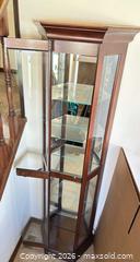 MaxSold Auction: Traditional Mahogany Tall Curio Cabinet with Mirrored Back - Olds (Alberta, Canada) PARTNER MANAGED Estate Sale Online Auction - 52 Street