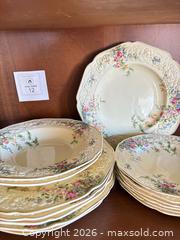 MaxSold Auction: Crown Ducal Florentine Rosalie Dishes - Wasaga Beach (Ontario, Canada) SELLER MANAGED Downsizing Online Auction - Shore Lane
