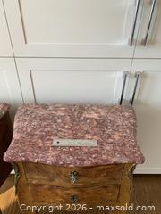 MaxSold Auction: Pair of vintage and antique French bedside tables (nightstands)  - Ottawa (Ontario, Canada) SELLER MANAGED Estate Sale Online Auction - Carling Avenue