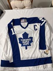 MaxSold Auction: Signed Wendel Clark Jersey, CCM XXL - Oro-Medonte (Ontario, Canada) SELLER MANAGED Estate Sale Online Auction - 15/16 Sideroad East