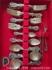 MaxSold Auction: Reed & Barton Silver Sterling Flatware Set, Service for 12 - Vancouver (British Columbia, Canada) PARTNER MANAGED Estate Sale Online Auction - East Hastings