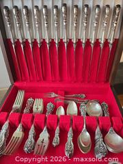 MaxSold Auction: Reed & Barton Silver Sterling Flatware Set, Service for 12 - Vancouver (British Columbia, Canada) PARTNER MANAGED Estate Sale Online Auction - East Hastings