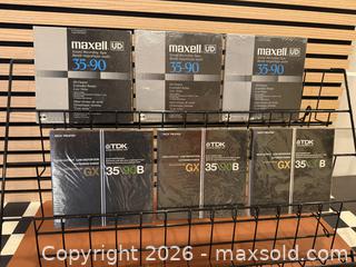 MaxSold Auction: Lot of 6 Maxell & TDK 1/4" Reel-to-Reel Audio Tapes (NOS/Open Box) - Milton (Ontario, Canada) SELLER MANAGED Downsizing Online Auction - Broadway Avenue