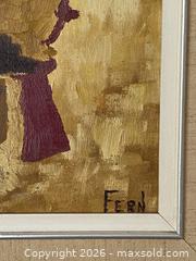 MaxSold Auction: Framed Abstract Oil Painting Signed 'Fern' - 16x14 - Toronto (Ontario, Canada) SELLER MANAGED Downsizing Online Auction - O'connor Drive (CONDO)