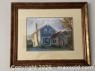 MaxSold Auction: Helen Moore Watercolor/Gouache Framed Landscape Painting - Toronto (Ontario, Canada) SELLER MANAGED Downsizing Online Auction - O'connor Drive (CONDO)