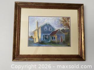 MaxSold Auction: Helen Moore Watercolor/Gouache Framed Landscape Painting - Toronto (Ontario, Canada) SELLER MANAGED Downsizing Online Auction - O'connor Drive (CONDO)
