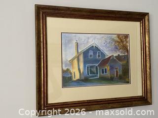 MaxSold Auction: Helen Moore Watercolor/Gouache Framed Landscape Painting - Toronto (Ontario, Canada) SELLER MANAGED Downsizing Online Auction - O'connor Drive (CONDO)