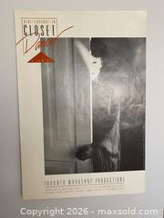 MaxSold Auction: Vintage Closet Dancer (Toronto Workshop Productions) Poster, 18.5x27 Inches - Toronto (Ontario, Canada) SELLER MANAGED Downsizing Online Auction - O'connor Drive (CONDO)