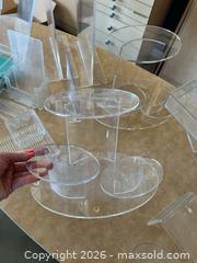 MaxSold Auction: Acrylic Retail Display Lot with Mannequin Foot & Trays  - Olds (Alberta, Canada) PARTNER MANAGED Commercial Liquidation Online Auction - 49 Avenue