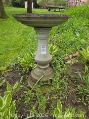 MaxSold Auction: Two-piece Concrete Birdbath - Oakville (Ontario, Canada) PARTNER MANAGED Estate Sale Online Auction - Elmhurst Avenue
