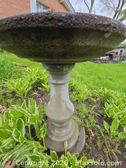 MaxSold Auction: Two-piece Concrete Birdbath - Oakville (Ontario, Canada) PARTNER MANAGED Estate Sale Online Auction - Elmhurst Avenue